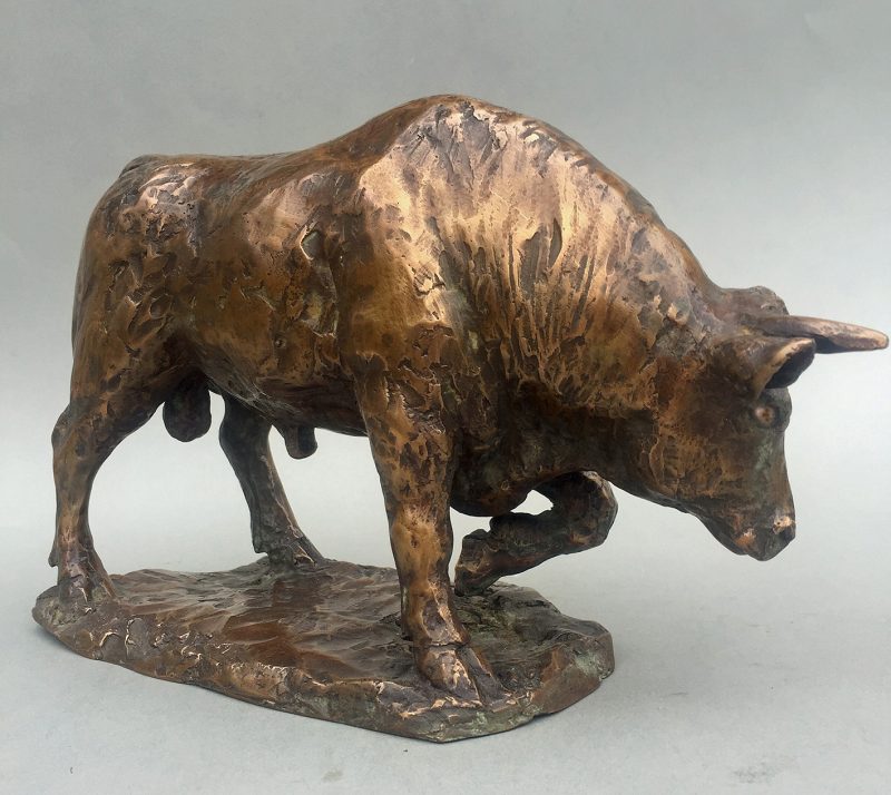 JULIET SIMSON Bull Bronze copy