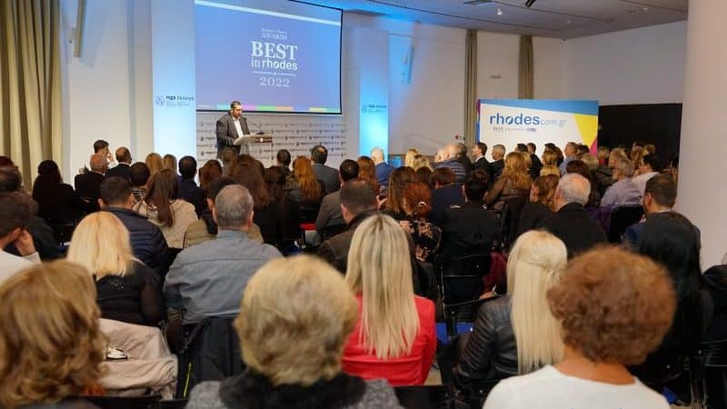 Τελετή Απονομής Βραβείων Best in Rhodes 2022