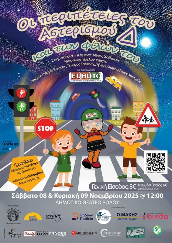 ΘΕΑΤΡΙΚΗ ΠΑΡΑΣΤΑΣΗ ΓΙΑ ΠΑΙΔΙΑ | ΔΗΜΟΤΙΚΟ ΘΕΑΤΡΟ ΡΟΔΟΥ