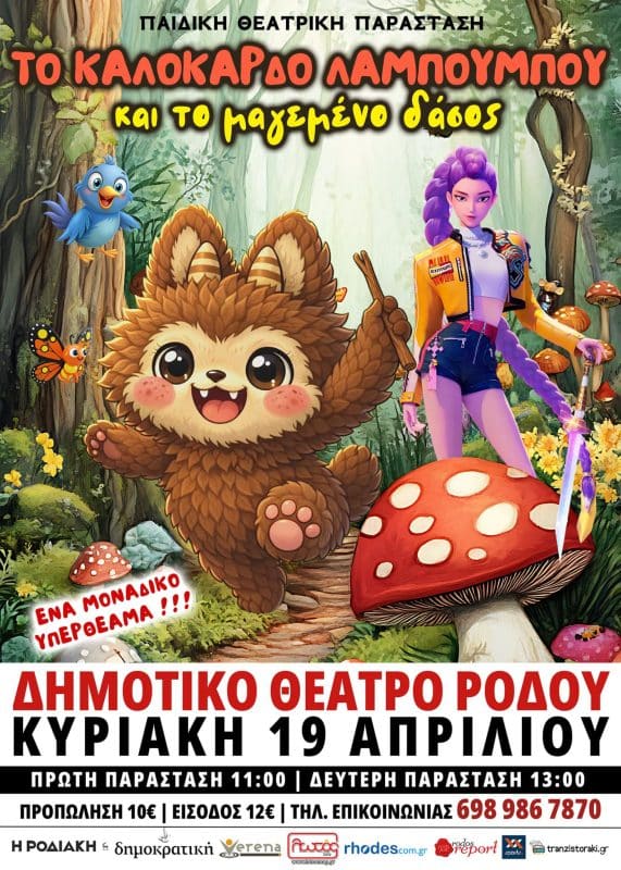 ΠΑΡΑΣΤΑΣΗ | “ΤΟ ΚΑΛΟΚΑΡΔΟ ΛΑ ΜΠΟΥΜΠΟΥ & ΤΟ ΜΑΓΙΚΟ ΔΑΣΟΣ”
